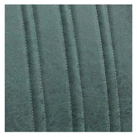 Thumbnail for Majesty Antique Barbershop Chairs Close-Up View Of Green Upholstery With Vertical Stitching