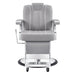 Majesty Antique Barbershop Chairs Gray Variant Front View On White Background