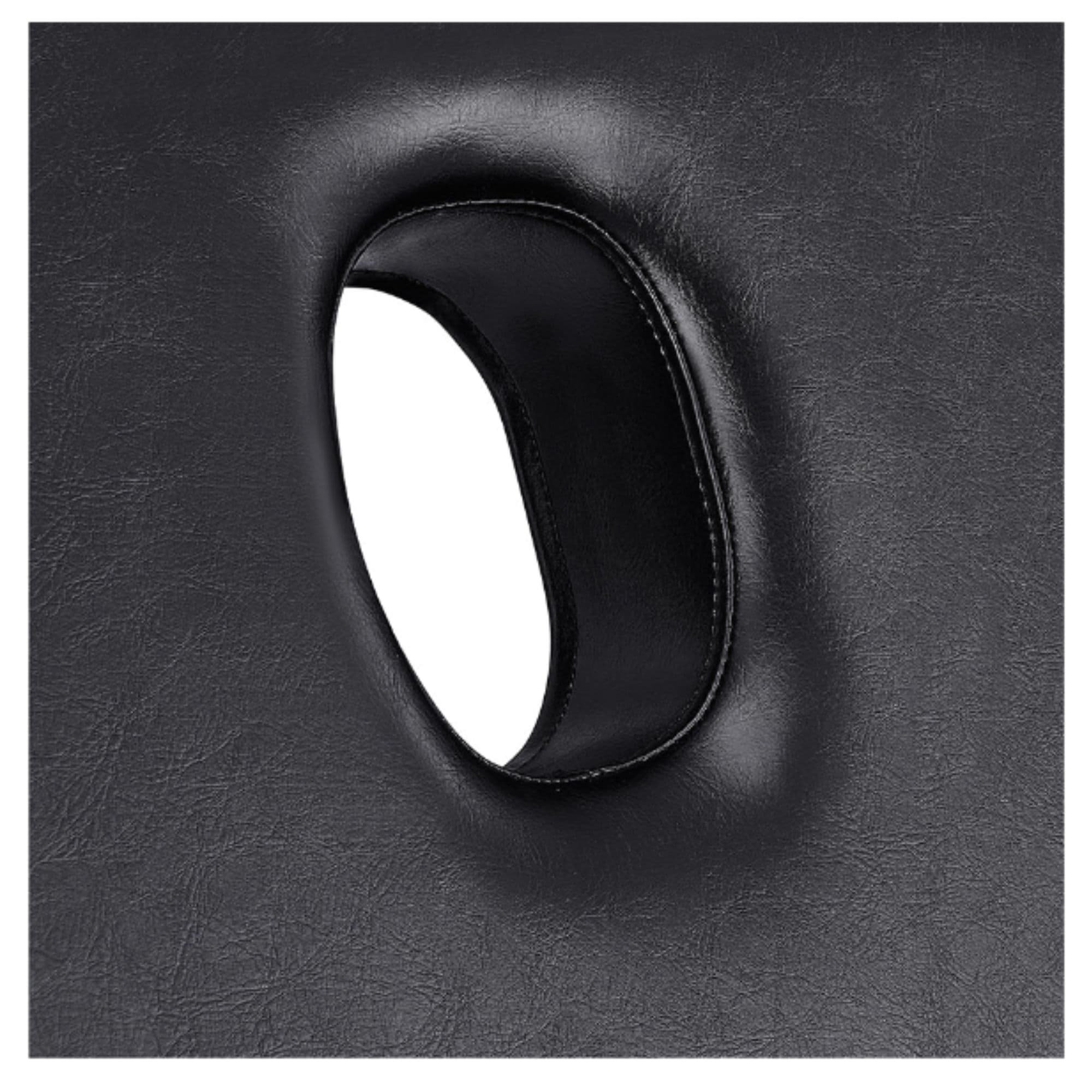 Mar Egeo 2-Motors Electric Medical Spa Treatment Bed Close-Up View Of Face Hole For Black Variant