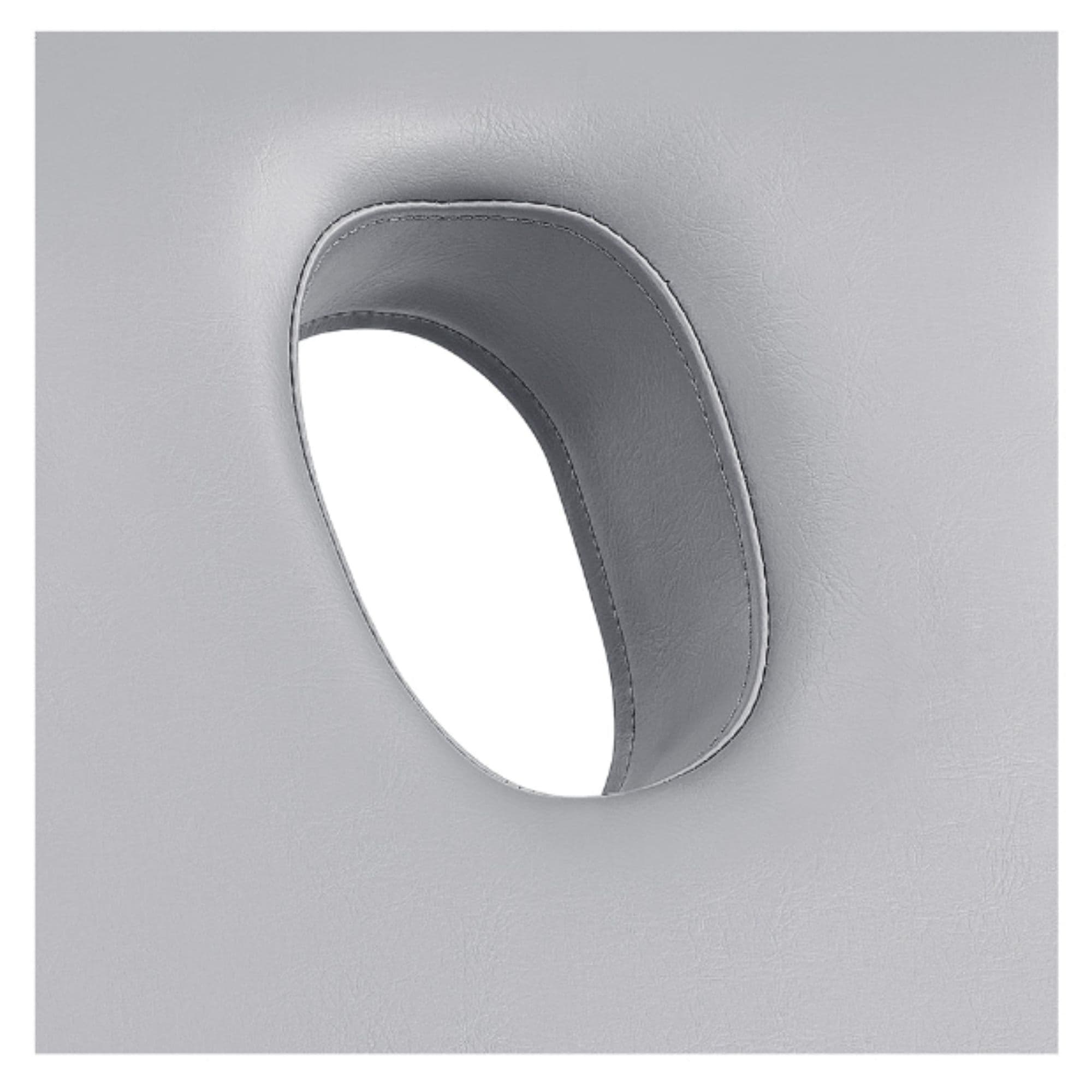 Mar Egeo 2-Motors Electric Medical Spa Treatment Bed Close-Up View Of Face Hole For Gray Variant