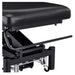Mar Egeo 2-Motors Electric Medical Spa Treatment Bed Close-Up View Of Paper Towel Holder And Upholstered Black Edge