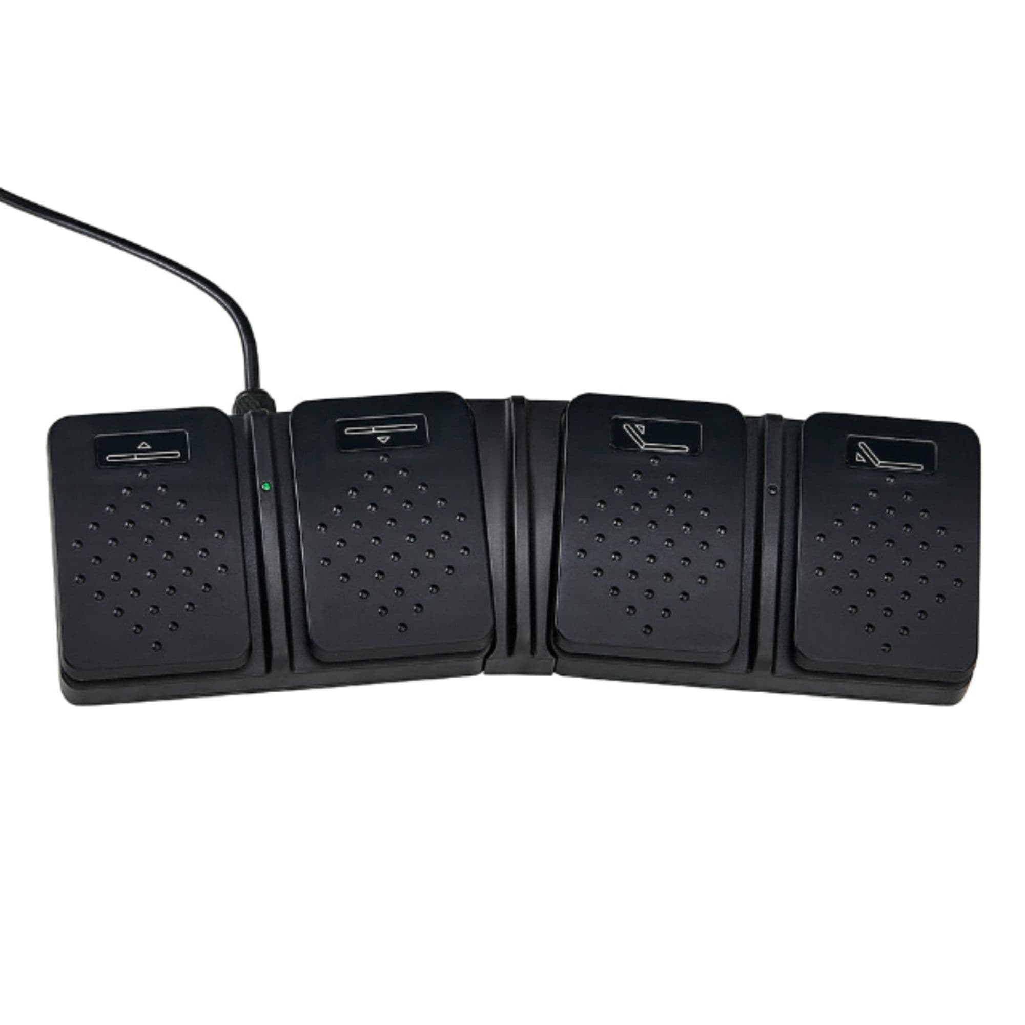 Mar Egeo Dual-Motor Electric Spa Treatment Bed Close-Up View Of Foot Control For Black Variant