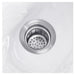 Marvel Massage Shampoo Backwash Unit Close-Up View Of Stainless Steel Sink Strainer