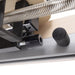 Master Instructor Reformer with Tower Close-Up View Of Under-Carriage Stopper And Carriage Bumper System