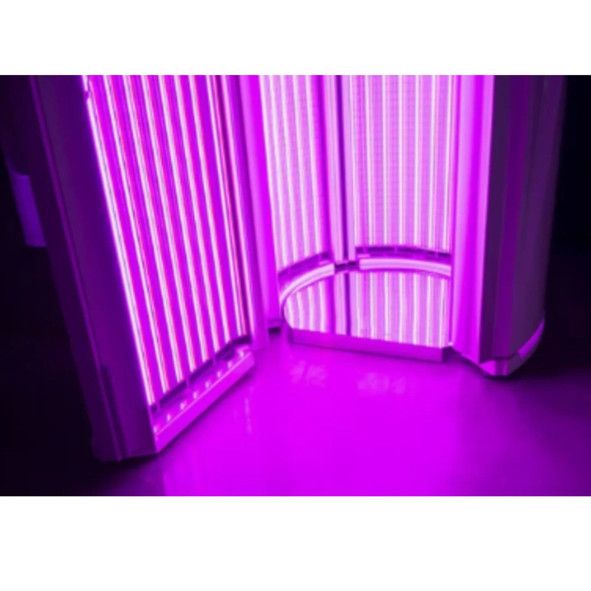 Merican M11 Red Light Therapy Booth Close-up View With Door Open