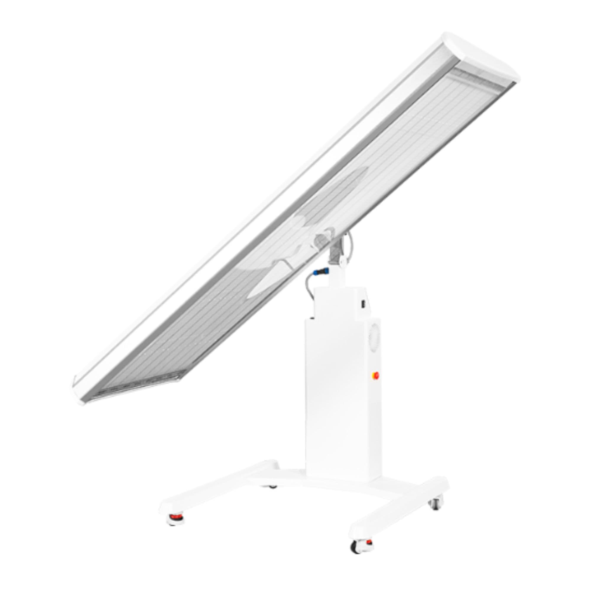 Merican M2N Red Light Therapy Panel Angled Side View On White Background