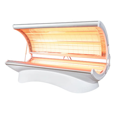 Merican M4N Red Light Therapy Bed White Variants In Angled View On White Background
