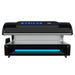 Merican M6N Photobiomodulation Bed Black Variant Slightly Opened Front View With Brand Name On White Background