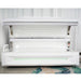 Merican M6N Red Light Therapy Bed Fully Opened Front View Showing Interior Panels With Lights Off