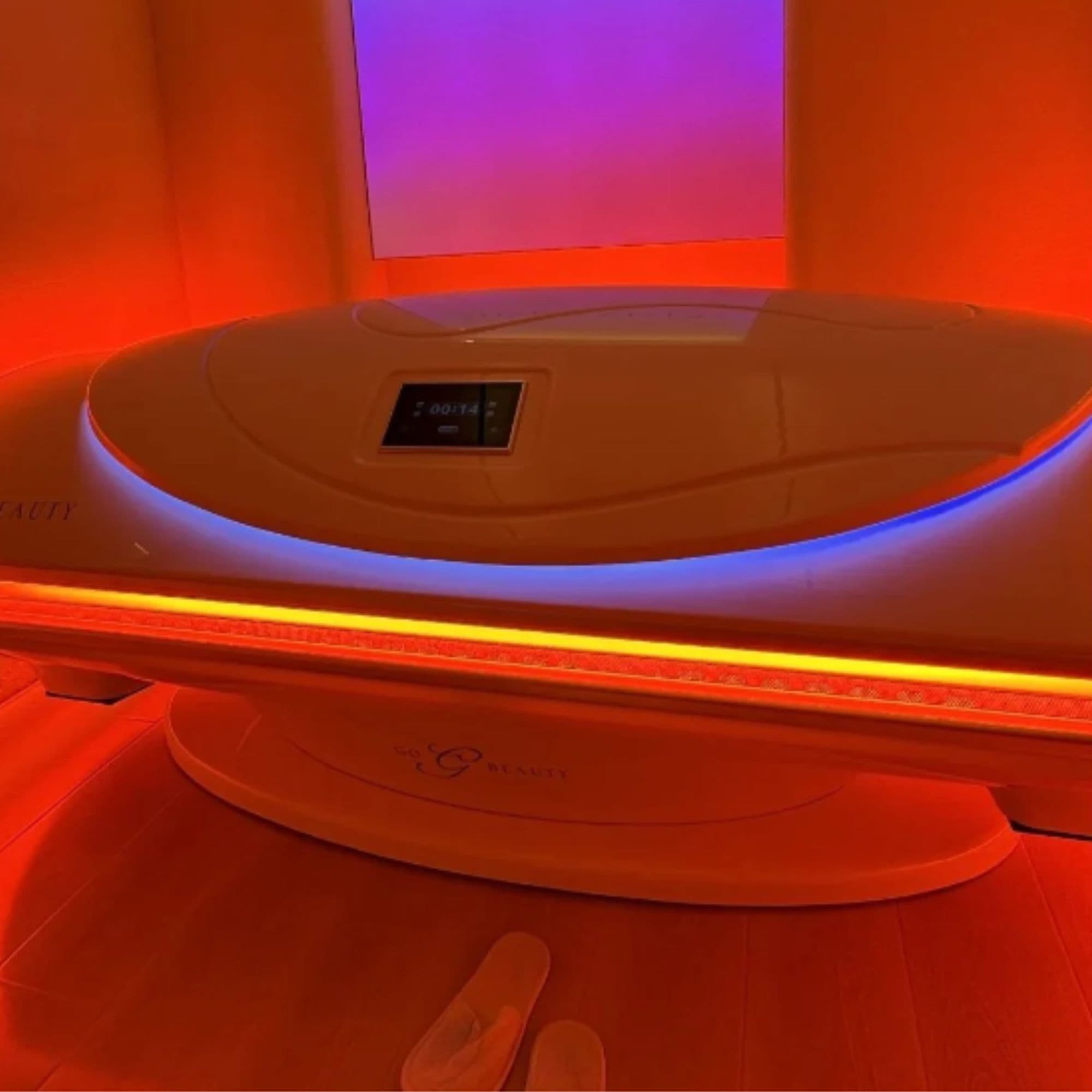 Merican MMB Commercial Red Light Therapy Bed In Treatment Room Setting