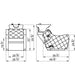 Minervah Massage Backwash Unit Product Dimension Diagram