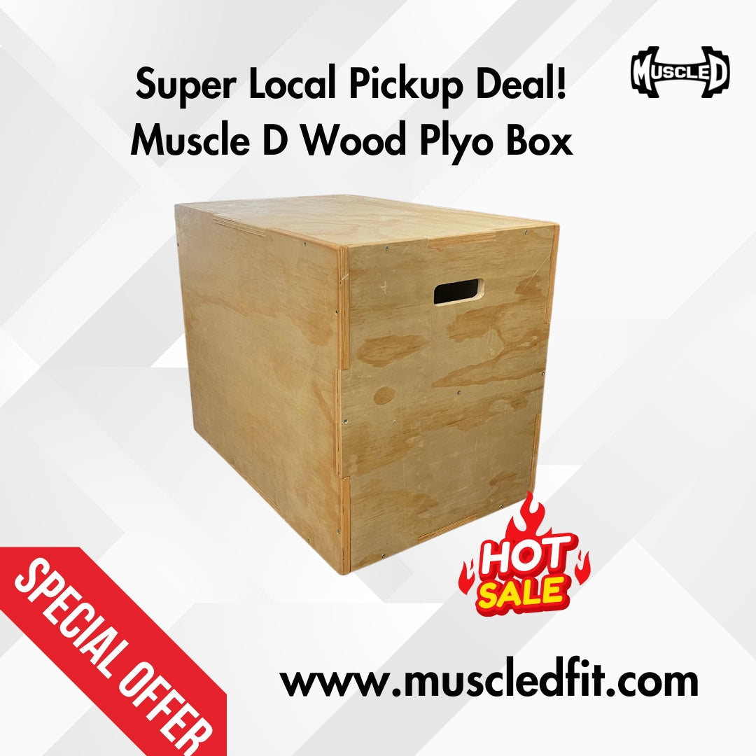Muscle D Plyo Box(L x W x H: 30" x 20" x 24") Local Pickup Only Deal(Paramount,CA)