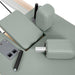 Nubium Reformer Eucalyptus Variant Close-Up View Showing Removable Headrest And Shoulder Rest System