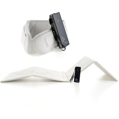 OMI PEMF Beyond Power Package -PEMF Beyond Mat and PEMF Beyond PowerBand Device With Belt And Mat On Plain White Background