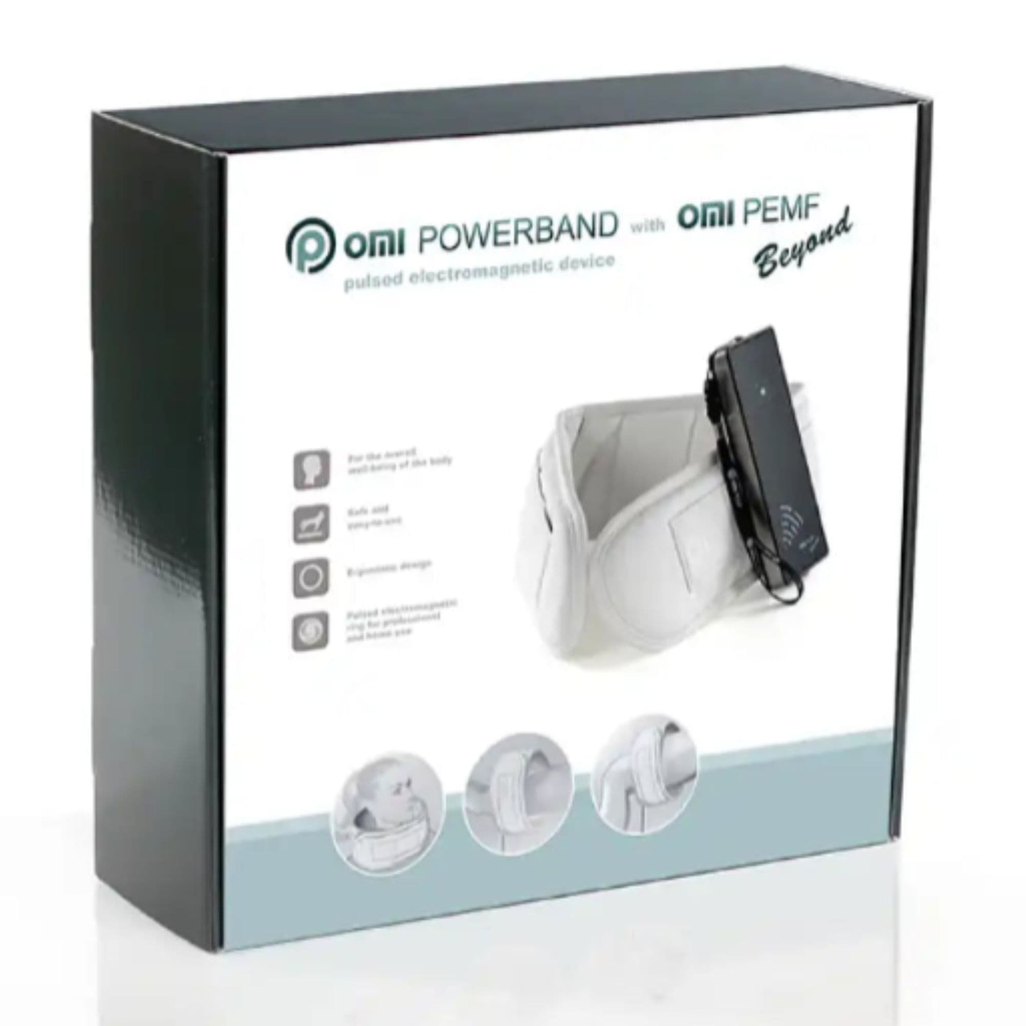 OMI PEMF Beyond Powerband Inside Product Packaging With Clean Background
