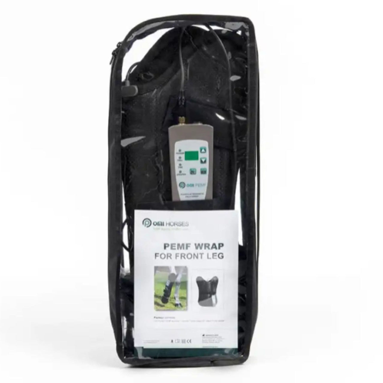 OMI PEMF Horse Front Leg Wrap Wrapped With A Plastic Packaging
