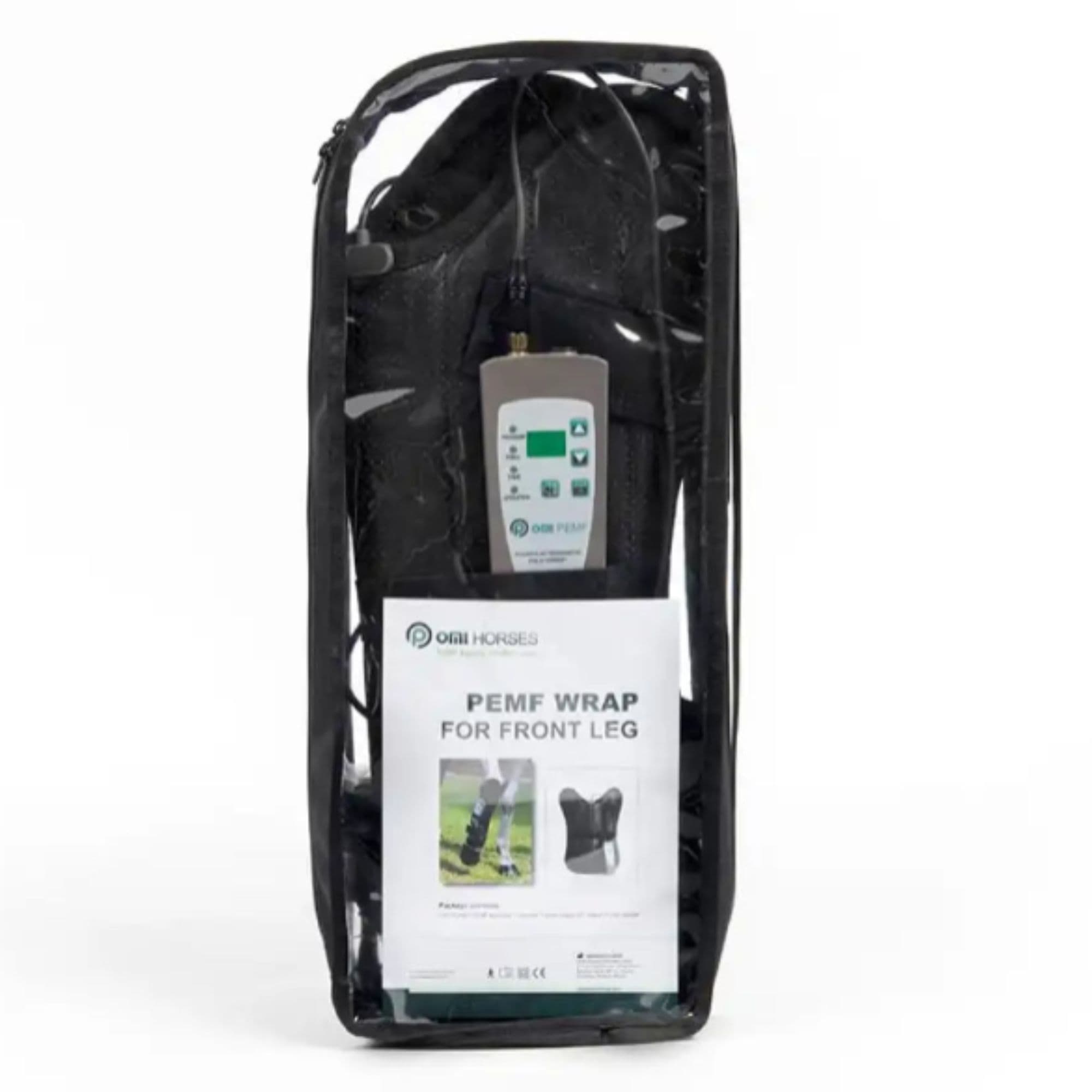 OMI PEMF Horse Front Leg Wrap Wrapped With A Plastic Packaging