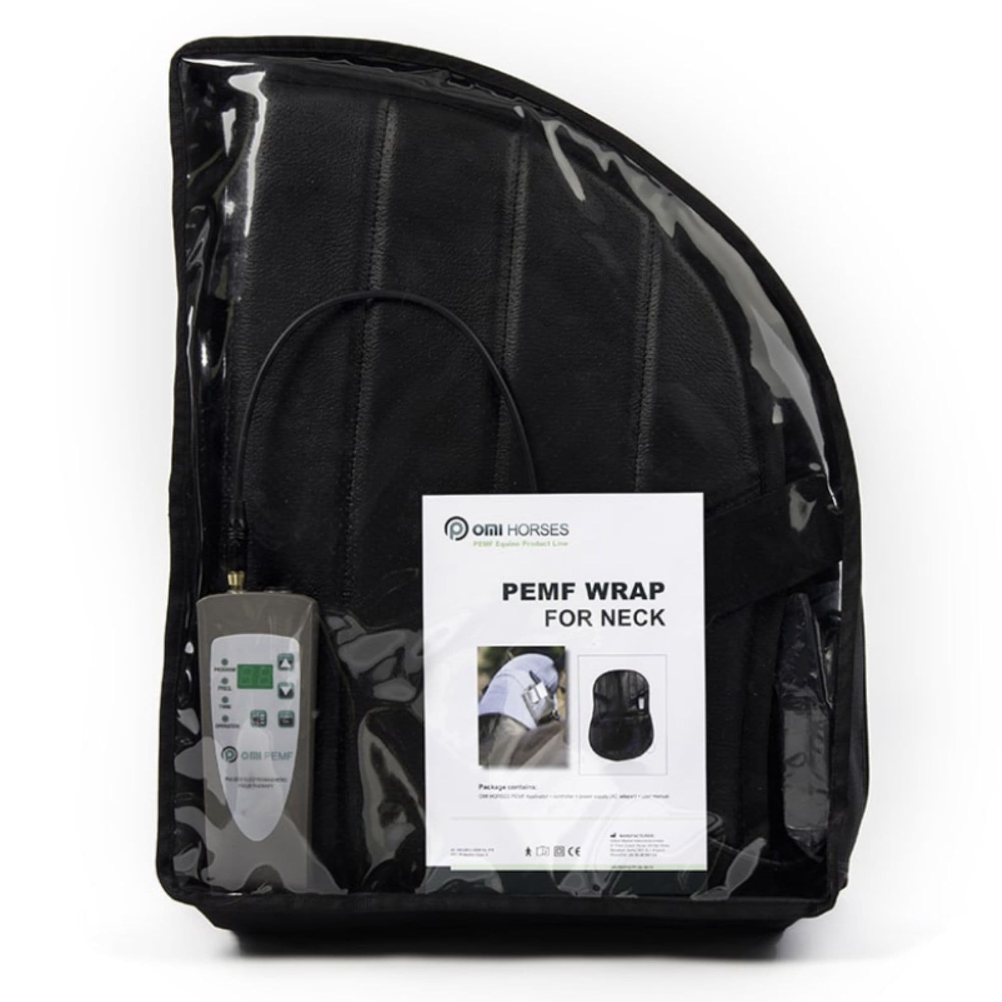 OMI PEMF Horse Neck Wrap Wrap Package On Clean Background