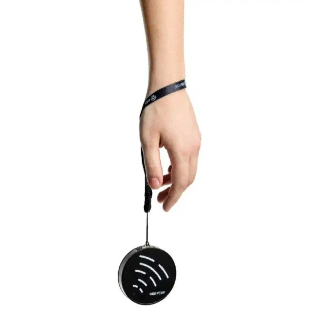 OMI PEMF Medallion - Portable PEMF Local Applicator Hand Holding With Wrist Strap