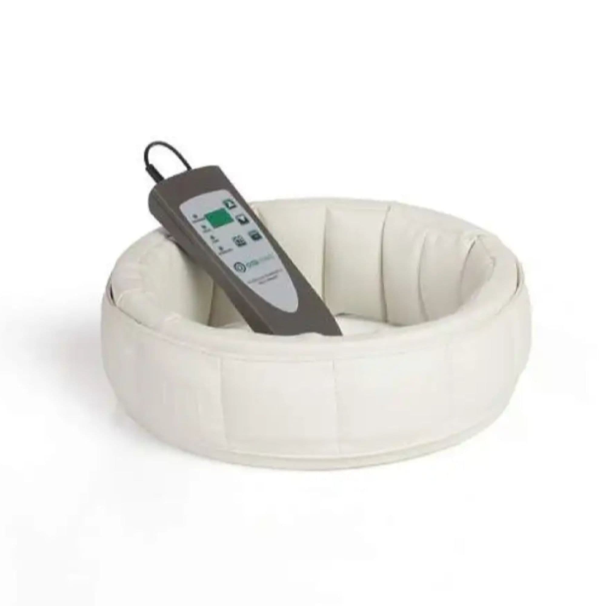 OMI PEMF Ring - PEMF Therapy Device Laid Flat With Control Device
