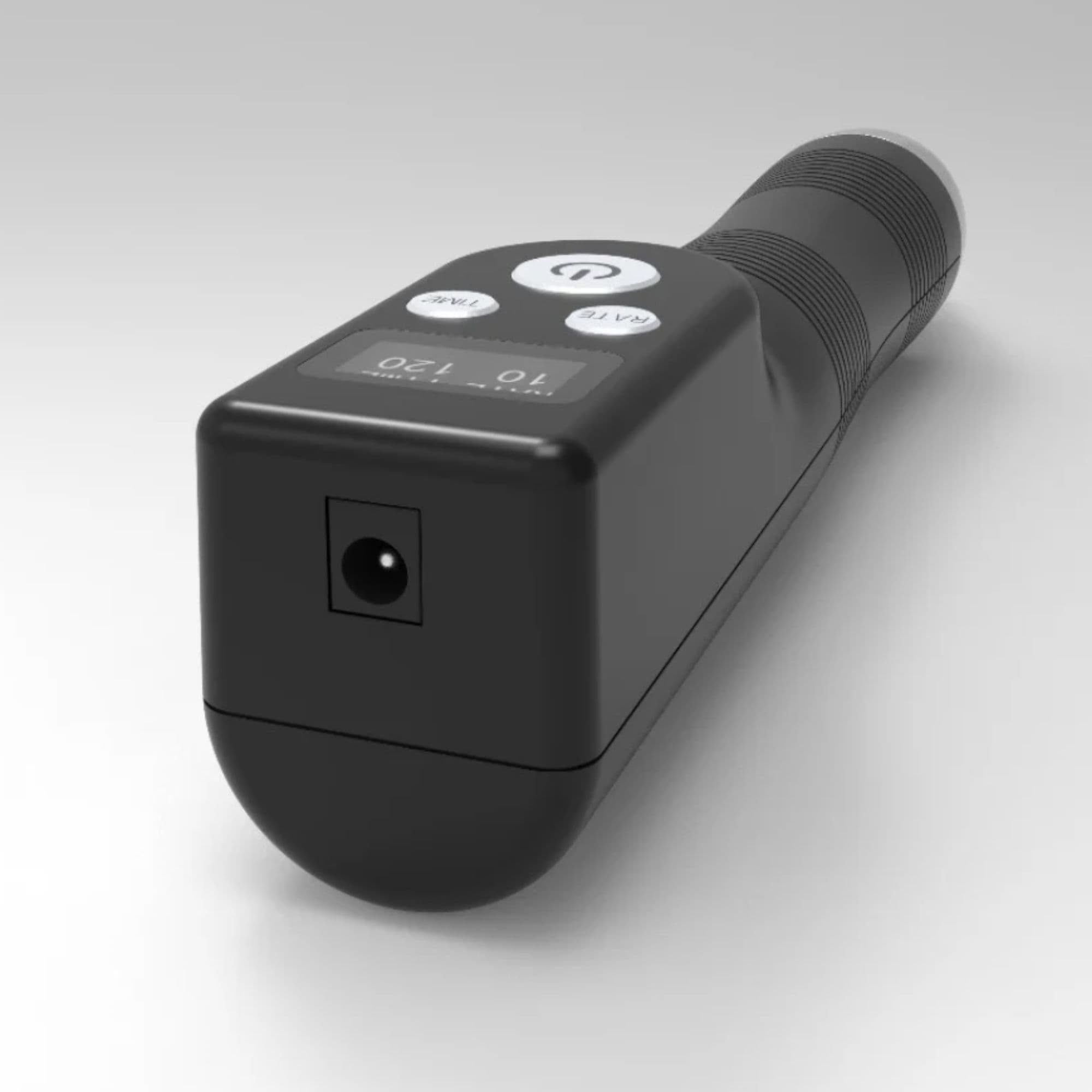 Oceanus PhysioLITE III Low Intensity Shockwave Therapy Machine Angled Top View On Light Gray Background