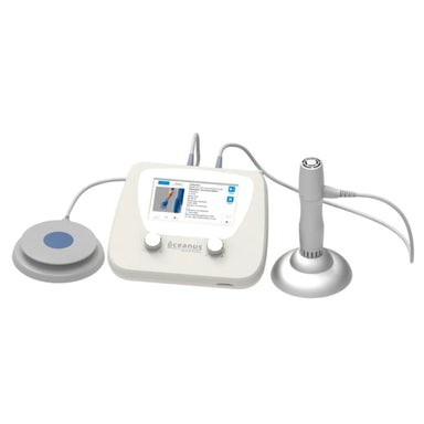 Oceanus PhysioPRO Professional Shockwave Therapy Machine With Accessories On White Background
