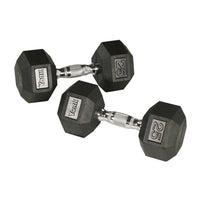 Thumbnail for York Barbell Rubber Hex Dumbbell Sets