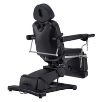 Thumbnail for Pavo 4-Motor OB GYN Exam Chair Black Rear View With Remote Control On White Background