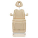 Pavo 4-Motors Swivel Medical Spa Treatment Table Beige Variant Front View With Raised Headrest On White Background