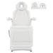 Pavo 4-Motors Swivel Medical Spa Treatment Table White Variant Front View On White Background