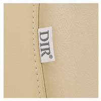 Thumbnail for Pavo OB 4-Motors OB GYN Exam Chair with Stirrups Close-Up View Of Beige Upholstery With Brand Name