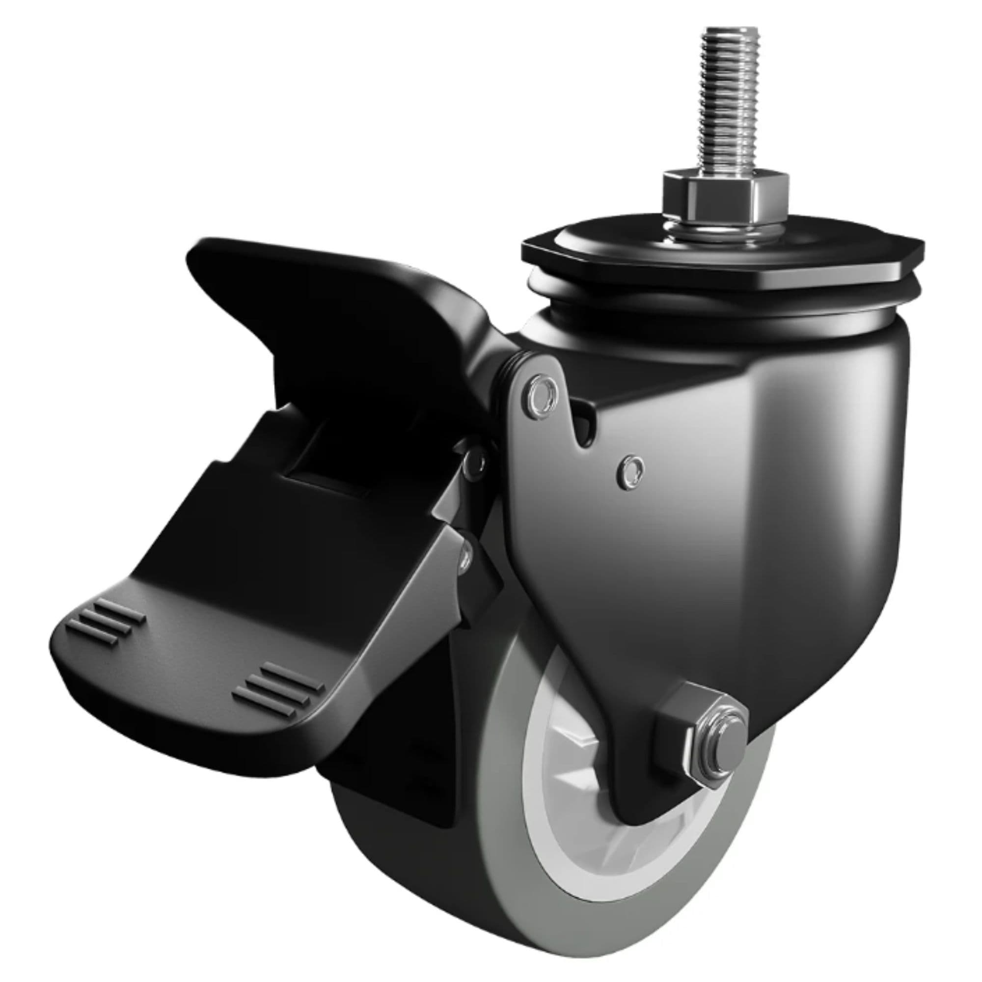 Pavo Quad-Motor Swivel Medical Spa Table Close-up View Of Caser Wheel