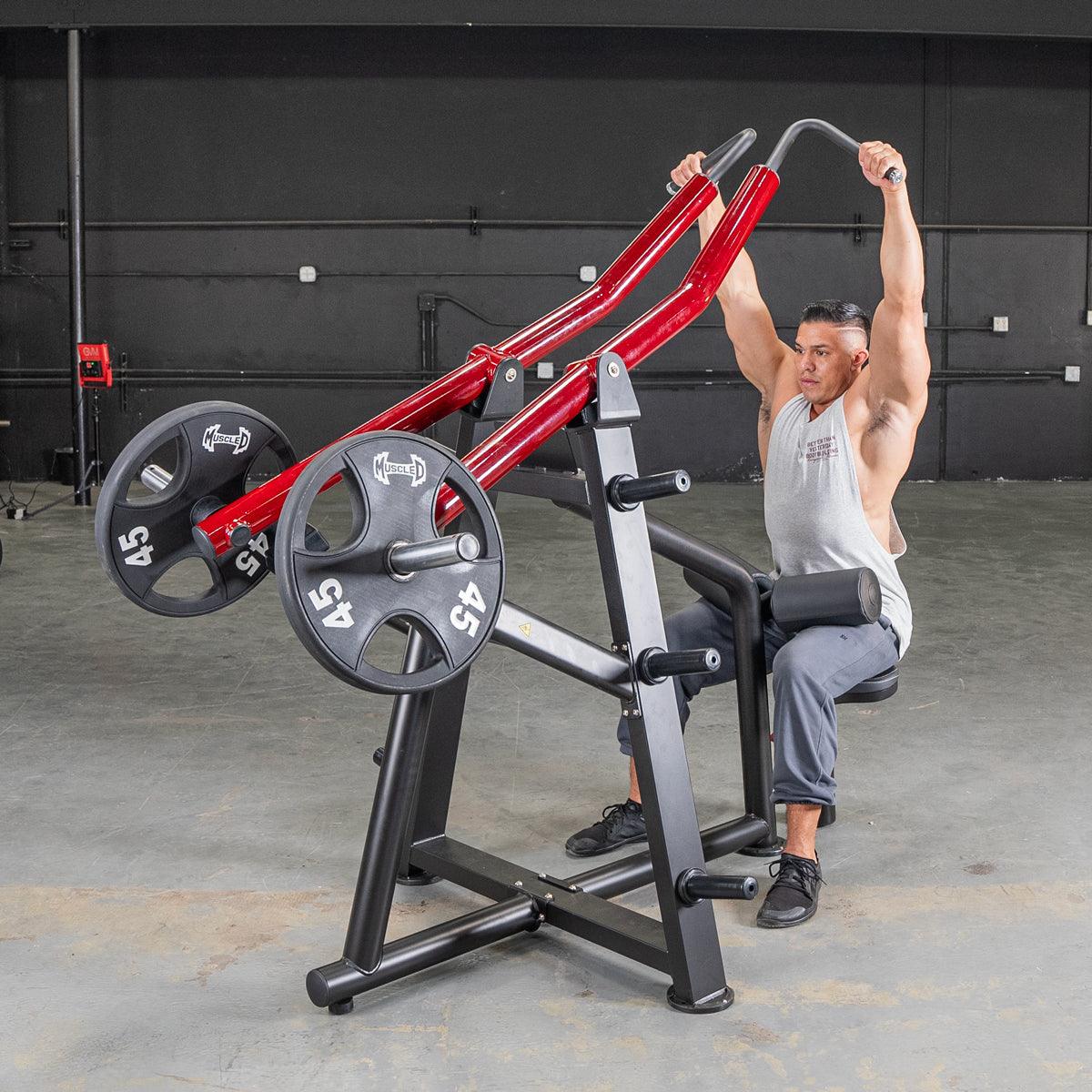 Power Leverage V2 Iso Lateral Lat Pull - Muscle D Fitness