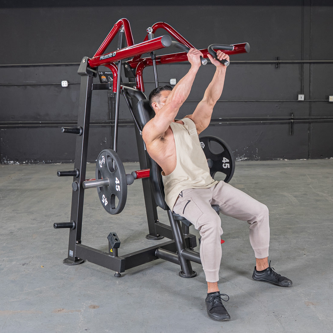 Power Leverage V2 Incline Chest Press - Muscle D Fitness