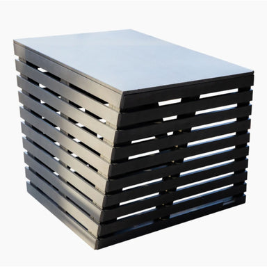 Protective Cover For Cold Plunge Chiller Side Angle View On White Background