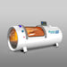 Quest30 1.5–2.0 ATA Hard Hyperbaric Chamber Rear Angle View Of White Color On Gray Background