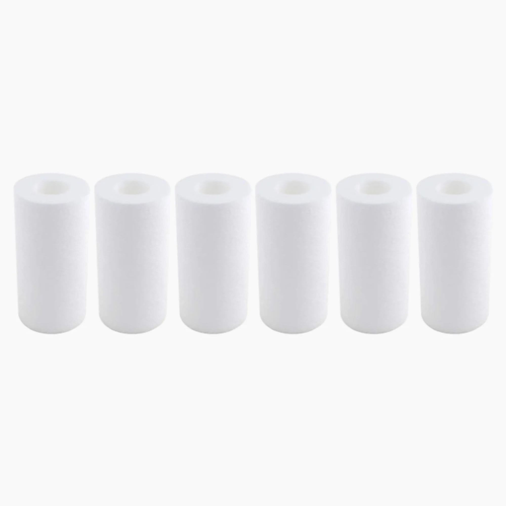 Revive 6-Pack Of Cold Plunge Chiller Filters Set Of Six Replacement Cartridge Filters On White Background