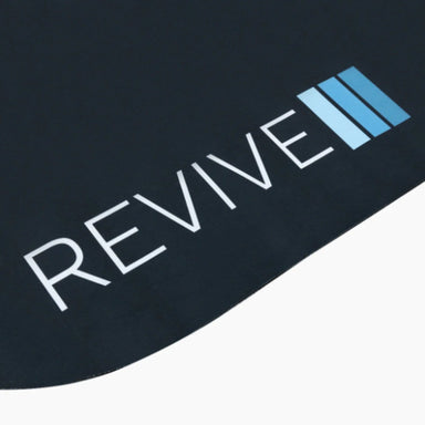 Revive Cold Plunge Protective Mat Close-Up Of Brand Name And Logo