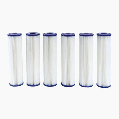 Revive Cold Plunge Replacement Filters Six Replacement Pleated Filters On White Background