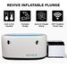 Revive Inflatable Cold Plunge System Front View With List Of Features
