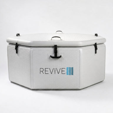 Revive Inflatable Party Plunge – 1HP Chiller or Tub Only Front View On White Background