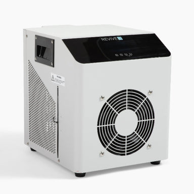 Revive Nova .3HP Cold Plunge Chiller Front Left Angle View On White Background
