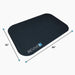 Revive Padded Protective Mat For Cold Plunge Front Angle View With Dimensions
