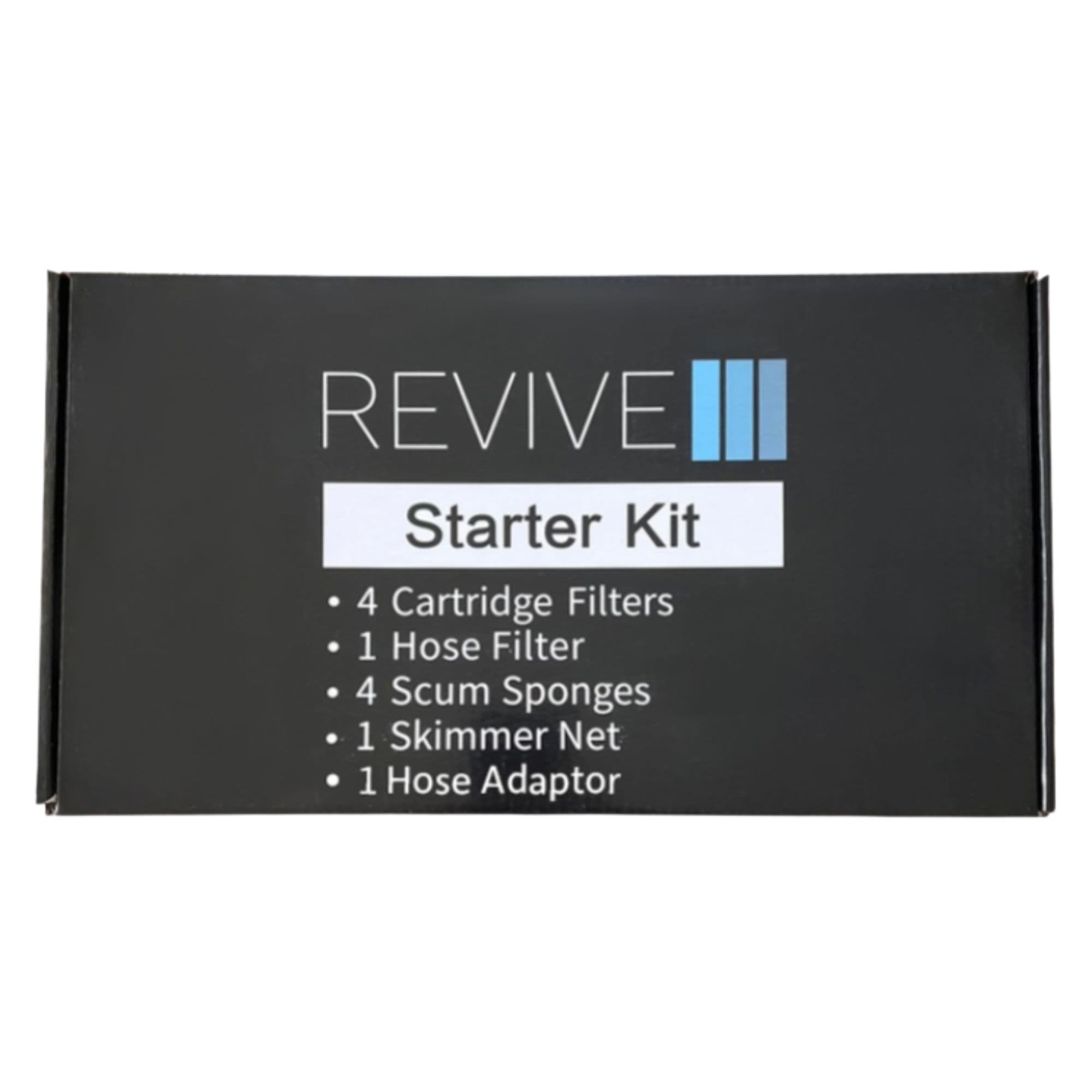 Revive Starter Kit With Scum Sponges Front View Of Kit Box On White Background