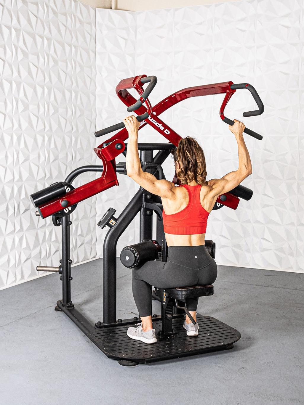 Pro Strength Rotary Lat Pull-Down – Plate Loaded | Muscle D Fitness