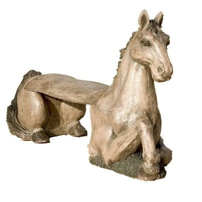 Horse Concrete Bench- Phoenix Precast Products
