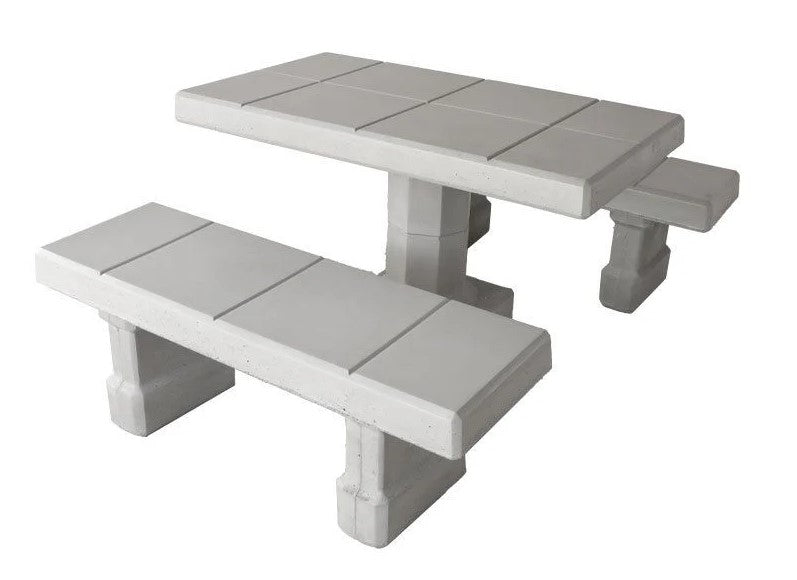 Keystone Series Rectangular Table Set- Phoenix Precast Products