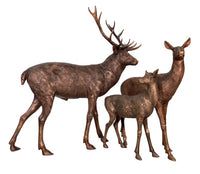 Thumbnail for Bronze Deer Family Sculpture by Metropolitan Galleries