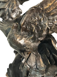 Thumbnail for Bronze Lady in Clouds with Birds Garden Sculpture by Metropolitan Galleries