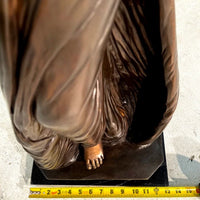 Thumbnail for Bronze Standing Angel With Marble Base Sculpture by Metropolitan Galleries